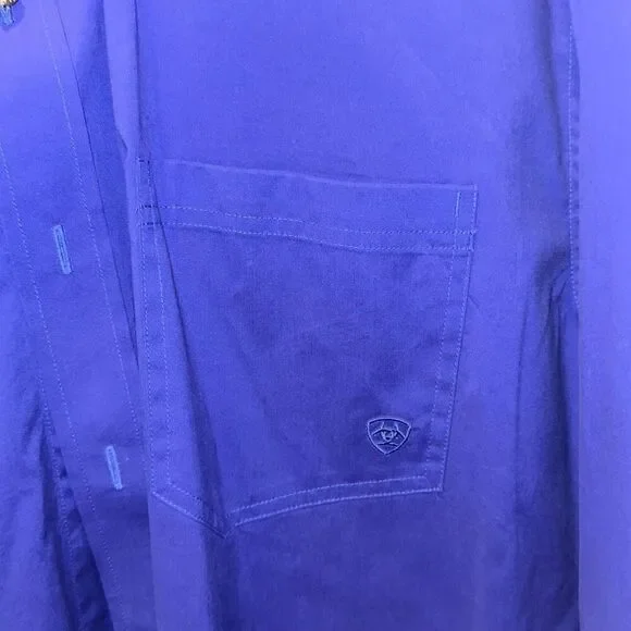 Ariat Long Sleeve pocket Logo Shirt XL - Picture 8 of 10